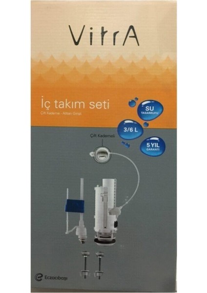 330B2016 Çift Kademeli Rezervuar Iç Takım (3/6lt)