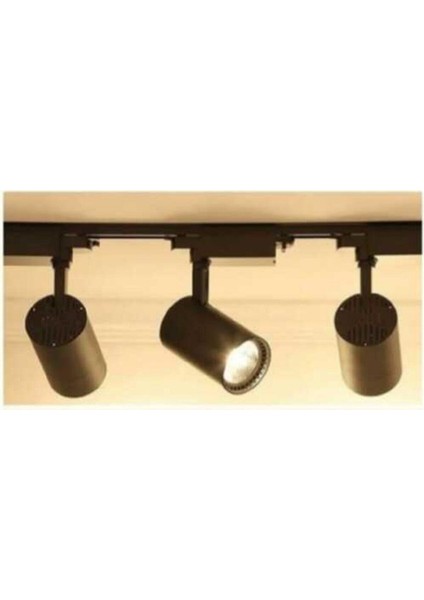 30W LED Ray Spot 3lü Set -Siyah Kasa- 3000K -Günışığı fiyatları