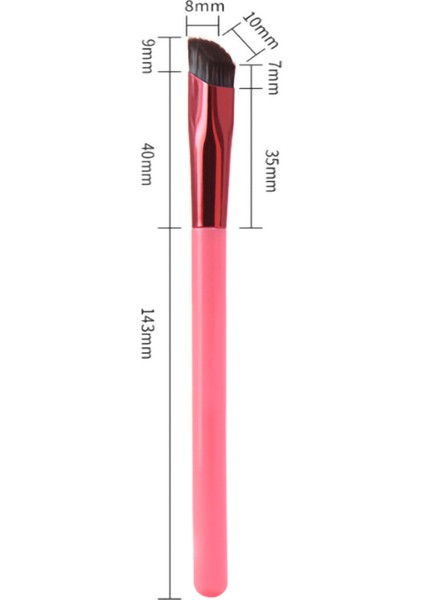 Yabani Kaş Pamukçuk Makyaj Fırçası Çok Fonksiyonlu Kaş Fırçası Saç Çizgisi Fırçası Kaş Fırçası (Yurt Dışından)
