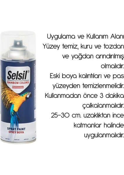 Şeffaf Vernik Akrilik Sprey Boya 400ML indirimleri