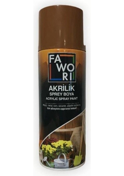 Akrilik Sprey Boya 400 Ml.açık Kahve
