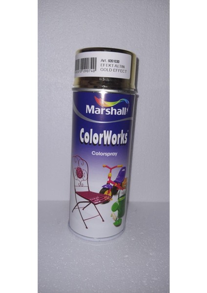 Colorworks Efekt Altın Sprey Boya 400 ml