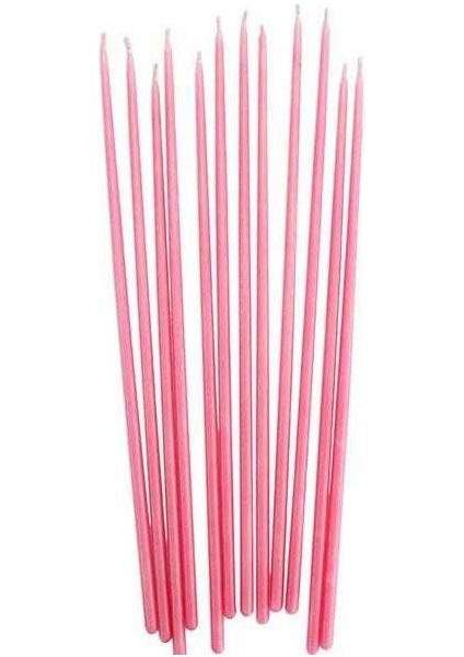 Kırmızı Arınma Mumu 8 Adet Kırmızı Uzun Mum 30 cm Kırmızı Ince Mum Kırmızı Mum Church Red Candles Kilise Mumu