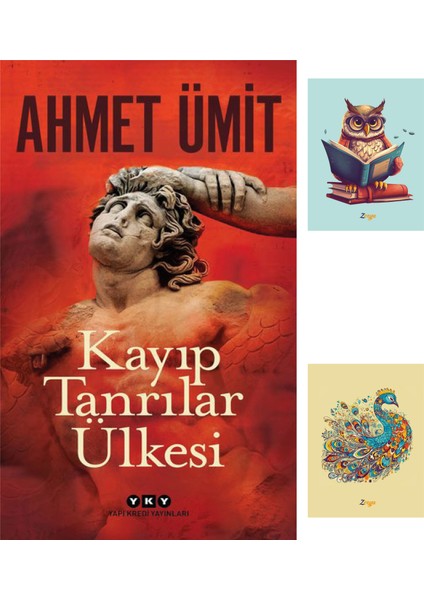 Kayıp Tanrılar Ülkesi Romanı - Ahmet Ümit - Yky - not defter seti - Ahmet Ümit