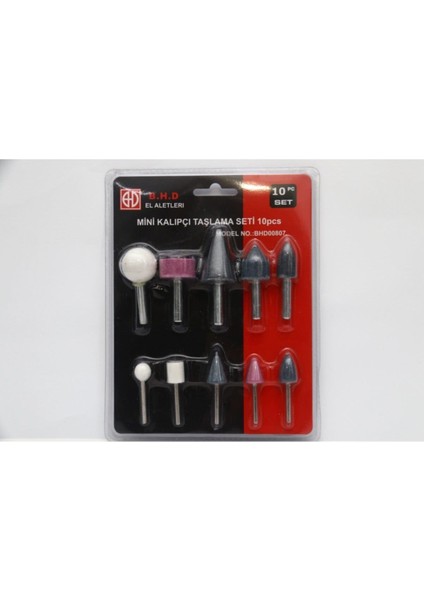 B.H.D TOOLS Kalıpçı Taşlama Seti 10'lu Taşalama Seti