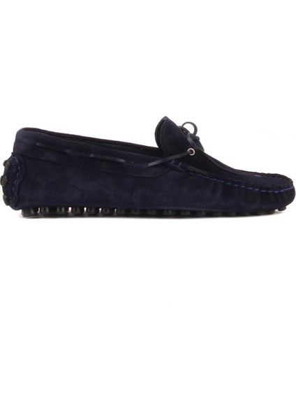 Sail Lakers - Lacivert Süet Erkek Loafer