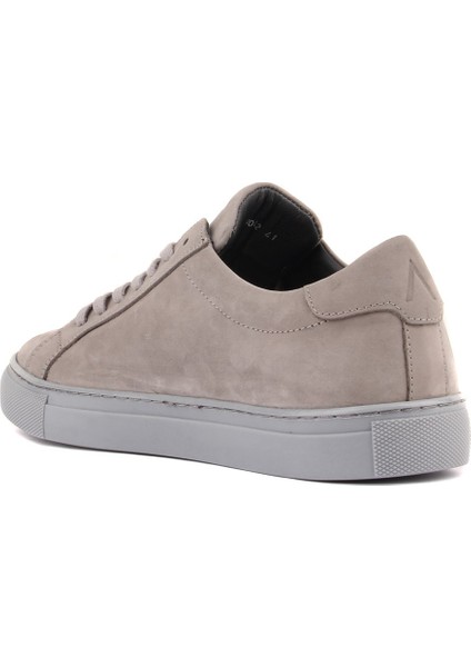 Sail Lakers - Gri Nubuk Deri Bağcıklı Erkek Sneaker fırsatları