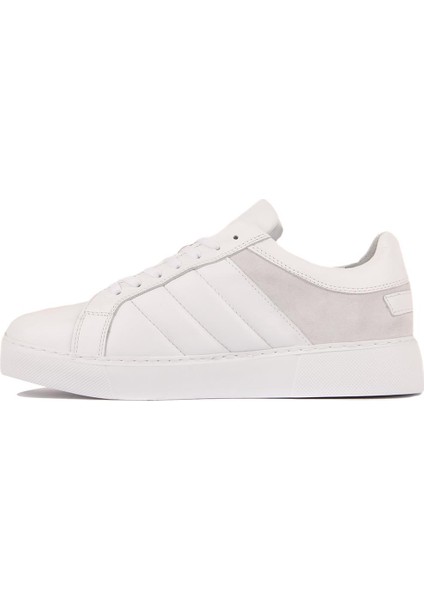 Sail Lakers - Beyaz Deri Bağcıklı Erkek Sneaker