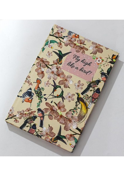 Kuş Motifli Kupa, Defter, Altlık, Kalem ve Kahve Hediye Seti, Anneye Hediye modelleri