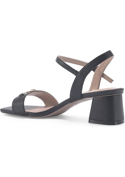 Nennı 3fx Siyah Kadın Topuklu Sandalet modelleri
