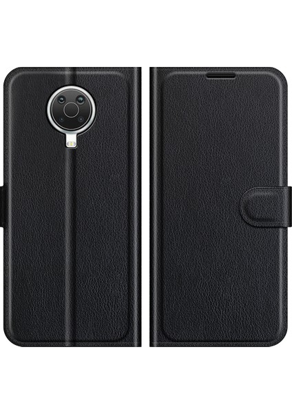 Nokia G10/G20 Litchi Texture Flip Protective Tpu Case Telefon Kılıfı (Yurt Dışından)