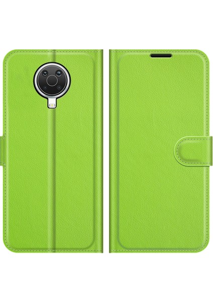 Nokia G10/G20 Litchi Texture Flip Protective Tpu Case Telefon Kılıfı (Yurt Dışından)