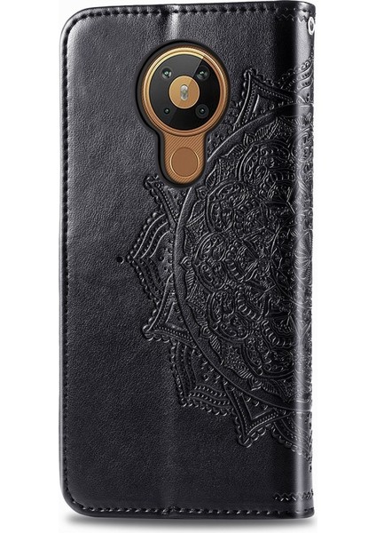 Nokia 5.3 Mandala Flower Leather Case Telefon Kılıfı (Yurt Dışından)