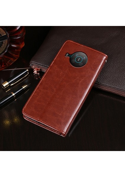 Nokia X10 / X20 Crazy Horse Leather Case Telefon Kılıfı (Yurt Dışından)