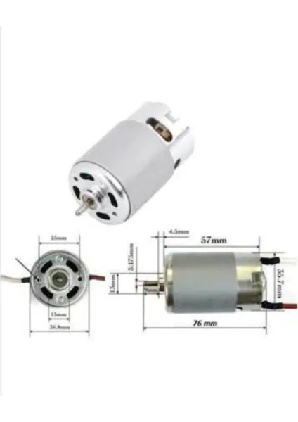 12 Volt Şarjlı Matkap Motoru Dc Motor