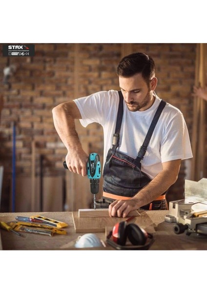 24 V 4 Ah Metal Dişli Şanzıman Çift Akülü Şarjlı Vidalama Matkap STX-E-ARM-24V4A + modelleri