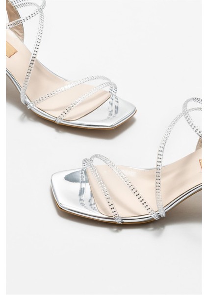 Lame Kadın Topuklu Sandalet modelleri