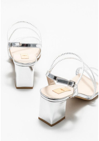 Lame Kadın Topuklu Sandalet fırsatları