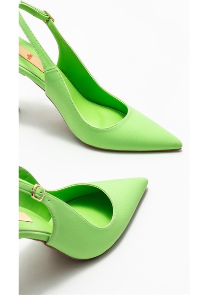 Yeşil Kadın Topuklu Ayakkabı modelleri