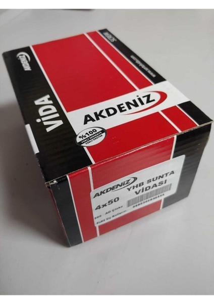 4.0X50 Sunta Vidası Çinko 500 Adet