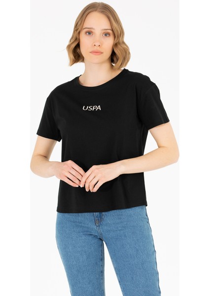 Kadın Siyah T-Shirt 50266326-VR046 modelleri