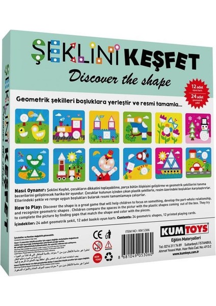 Şeklini Keşfet Eğitici Oyun Explore Shape