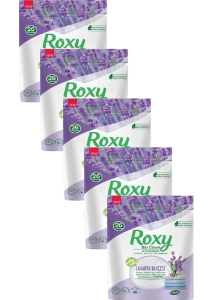 Roxy Matik Sabun Tozu 800 gr Lavanta 5 Li Set