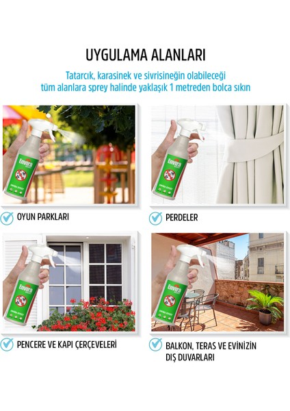 Envira Effect Böcek, Karasinek, Sivrisinek, Tatarcık Spreyi 5 lt