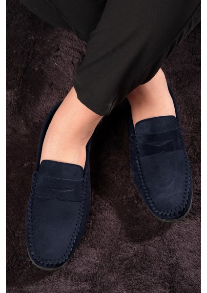 Naran Hakiki Deri Erkek Günlük Ayakkabı, Loafer Ayakkabı, Hafif Ayakkabı, Süet Ayakkabı