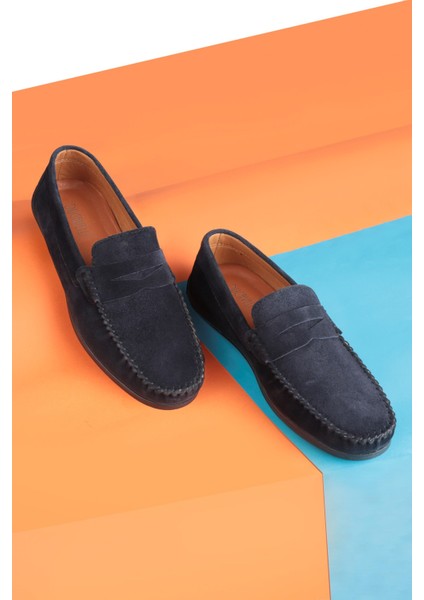 Naran Hakiki Deri Erkek Günlük Ayakkabı, Loafer Ayakkabı, Hafif Ayakkabı, Süet Ayakkabı