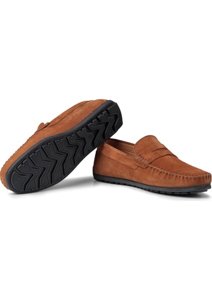Naran Hakiki Deri Erkek Günlük Ayakkabı, Loafer Ayakkabı, Hafif Ayakkabı, Süet Ayakkabı