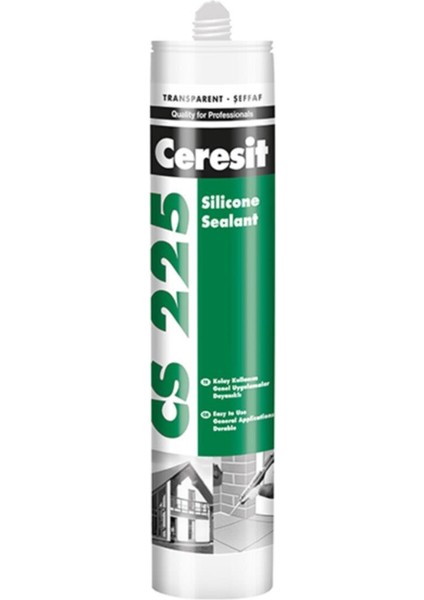 Silikon Şeffaf Cs 225 Şeffaf 280 gr 3 Adet fiyatları