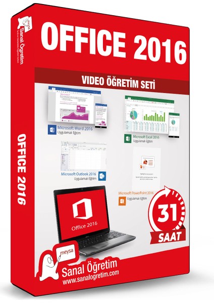 Office 2016 Video Ders Eğitim Seti