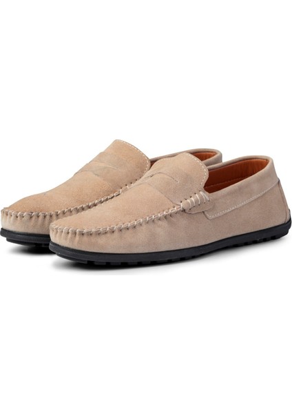 Naran Hakiki Deri Erkek Günlük Ayakkabı, Loafer Ayakkabı, Hafif Ayakkabı, Süet Ayakkabı