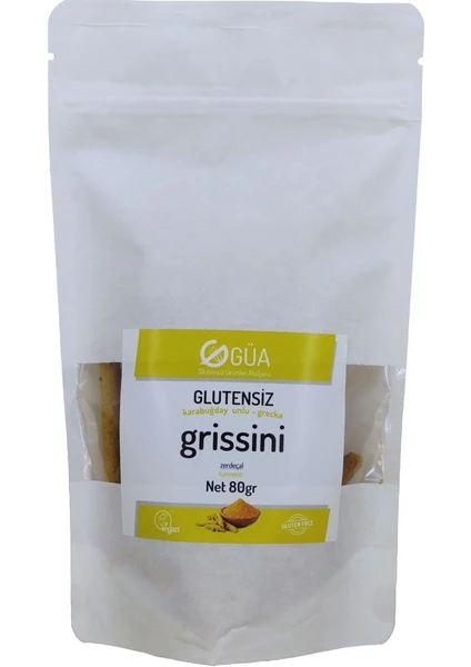 Glutensiz Ürünler Atölyesi GÜA Glütensiz Grissini Sumaklı 80 gr