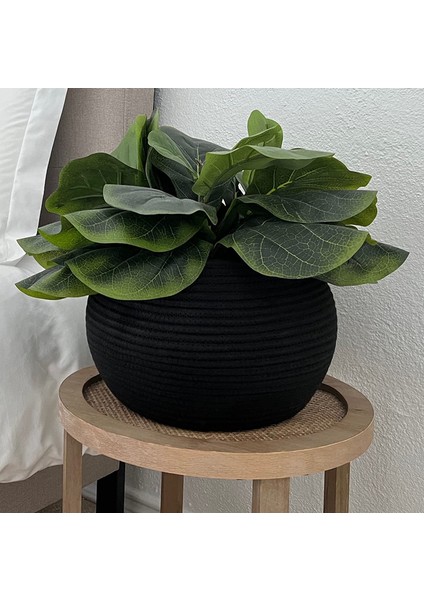 Honeypot Sepet Çok Amaçlı Kullanım İçin Yıkanabilir 25 cm x 21 cm Siyah modelleri