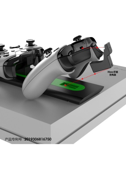 Ipega Xboxone/x/s Uyumlu Göstergeli Gamepad Için Şarj Cihazları Çift Kol Xbox Kablosuz Şarj Cihazı