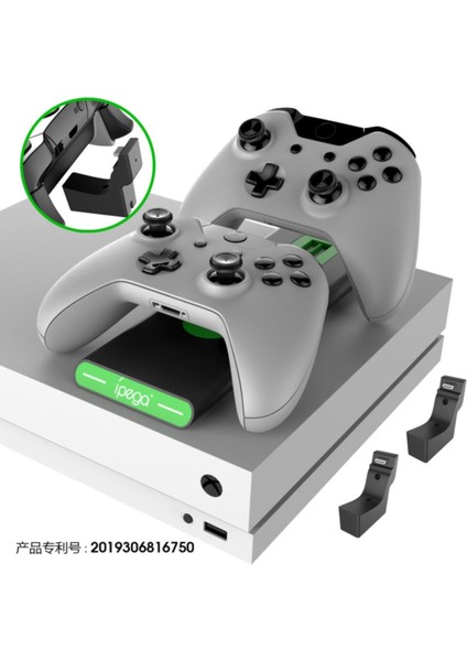 Ipega Xboxone/x/s Uyumlu Göstergeli Gamepad Için Şarj Cihazları Çift Kol Xbox Kablosuz Şarj Cihazı