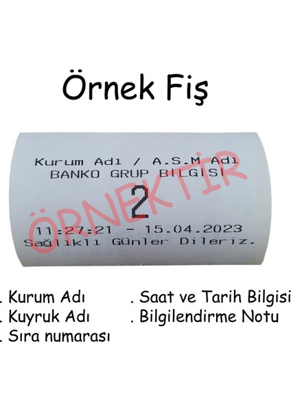 Öğrenci Kayıt Sıramatik 5 Kullanıcı