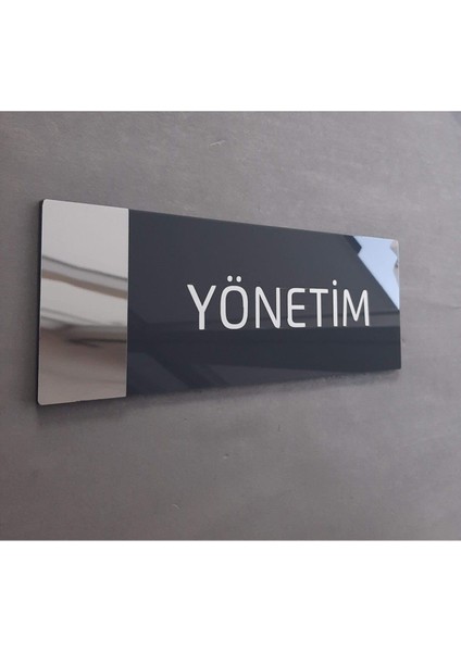 Aynalı Klasik Seri Yönetim Kapı Isimliği fırsatları