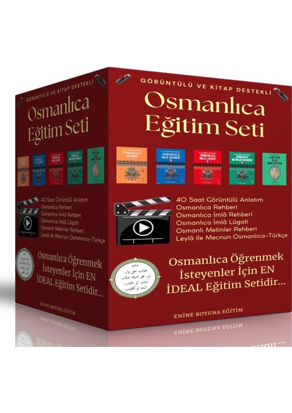 Enine Boyuna Eğitim Osmanlıca Eğitim Seti (Görüntülü ve Kitap Destekli)