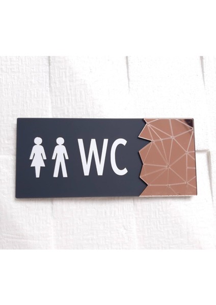 Pink Pearl Serisi Wc Yönlendirme Tabelası