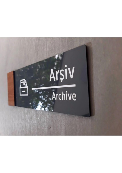 Wooden Serisi Arşiv Yönlendirme Tabelası fiyatları
