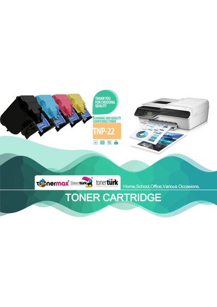 Konica Minolta Tnp-22 Muadil Toner Sarı / Bizhub C35 / C35P