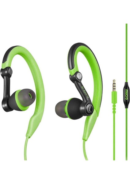 MB-232 Sport Earhook Kablolu Stereo Kulaklıklar (Yurt Dışından)