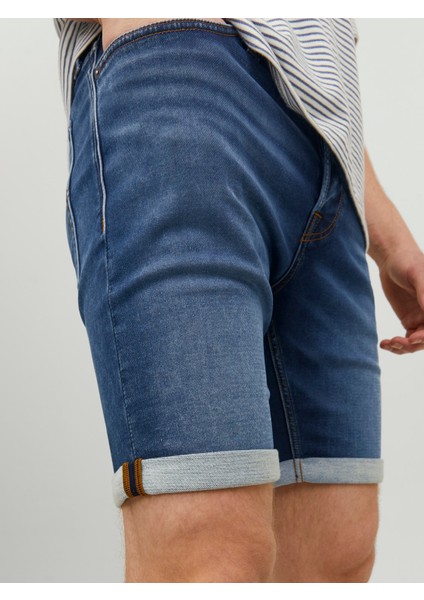 Erkek Rahat Esnek Kumaş Kot Şort 12223677 indirimleri