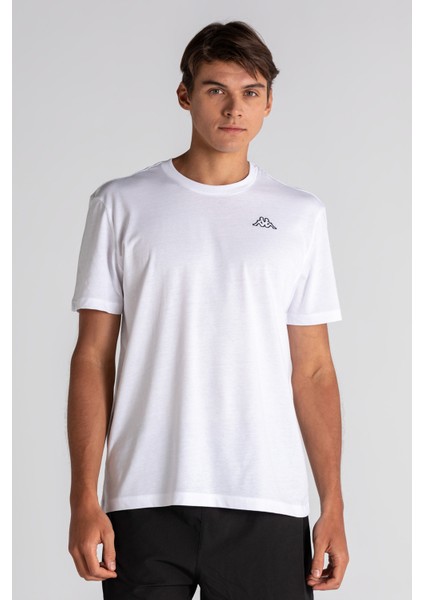 Logo Cafers Tk Beyaz Erkek T-Shirt 331F7BW-001