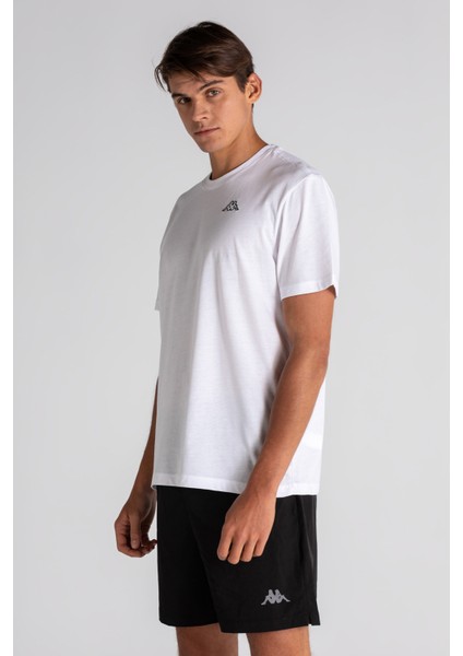 Logo Cafers Tk Beyaz Erkek T-Shirt 331F7BW-001 fiyatları