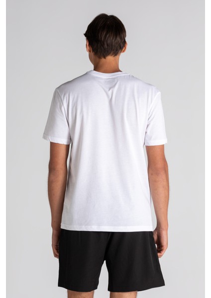 Logo Cafers Tk Beyaz Erkek T-Shirt 331F7BW-001 fırsatları