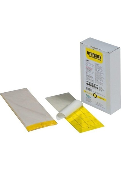 Sinek ve Böcekler Için Sarı Yapışkan Tuzak 20 x 10 cm 10'lu